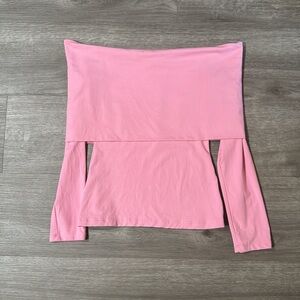 Zara Off Shoulder Long Sleeve Top